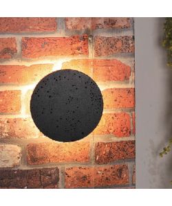 V-TAC Plafoniera LED Rotonda 12W Colore Nero d: 160mm h: 60mm 3000K IP65