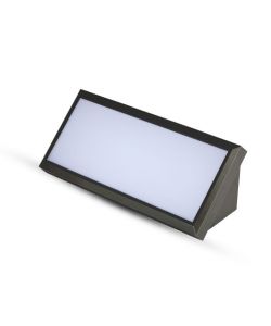 V-TAC Lampada LED da Muro Angolare 12W Colore Nero 6500K IP65