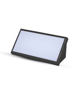 V-TAC Lampada LED da Muro Angolare 20W Colore Nero 4200K IP65