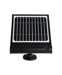 V-TAC Lampada LED Giardino Multiuso 8W Pannello Solare Stand 4000K e Sensore PIR IP65