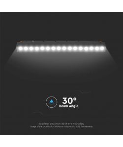 V-TAC Faretto LED da Binario Magnetico Regolabile 14W 48V Colore Nero Compatibile con Google Home e Alexa 3in1