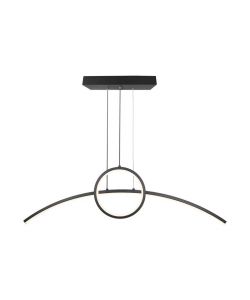V-TAC Lampadario LED a Sospensione 36W dal Design Moderno Colore Nero 4000K