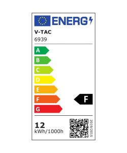 V-TAC Lampadario LED a Sospensione 24W L:905mm dal Design Moderno Colore Nero 4000K