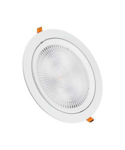V-TAC Faretto LED Chip Samsung da Incasso Rotondo 30W Inclinabile Colore Bianco 4000K