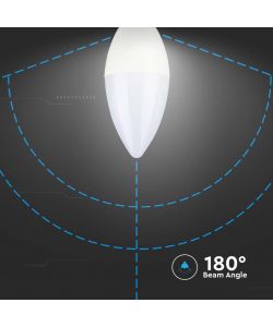 V-TAC Lampadina LED Chip Samsung E14 5,5W Candela 3000K