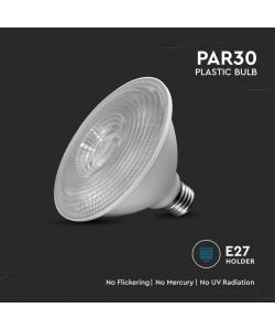 V-TAC Lampadina LED Chip Samsung E27 11W PAR30 6400K