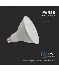 V-TAC Lampadina LED Chip Samsung E27 12,8W PAR38 6500K