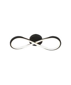 V-TAC Lampadario LED da Soffitto 24W dal Design Moderno Colore Nero 3000K