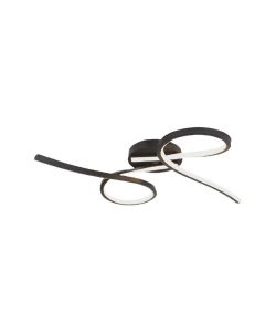 V-TAC Lampadario LED da Soffitto 24W dal Design Moderno Colore Nero 3000K