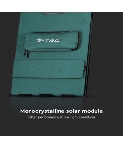 V-TAC Pannello Solare Fotovoltaico 160W Pieghevole per Power Station Portatili 1670*680*25mm