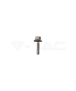 V-TAC Staffe di Acciaio per Fissaggio Moduli Fotovoltaici su Lamiera Grecata per Posa Orizzontale 5Pz