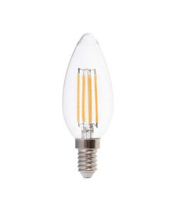 V-TAC Lampadina LED E14 5.5W 110LM/W Candela Filamento 4000K Dimmerabile