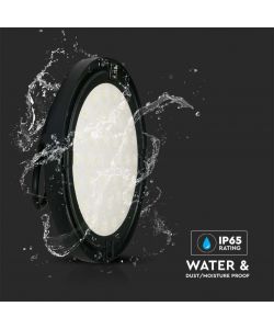 V-TAC Campana LED SMD Industriale 200W 120LM/W UFO Colore Nero 110 4000K IP65