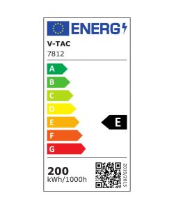 V-TAC Campana LED SMD Industriale 200W 120LM/W UFO Colore Nero 110 4000K IP65