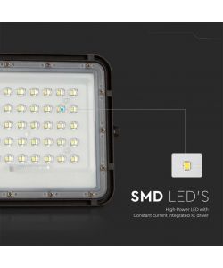 V-TAC Faro LED con Telecomando e Pannello Solare 10W 4000K IP65