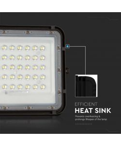 V-TAC Faro LED con Telecomando e Pannello Solare 10W 4000K IP65