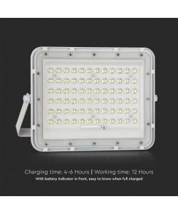 V-TAC Faro LED con Telecomando e Pannello Solare 15W 6400K IP65