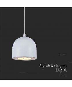 V-TAC V-TAC Lampadario LED a Sospensione 8.5W Coppa Metallo 10*162cm 3000K Bianco
