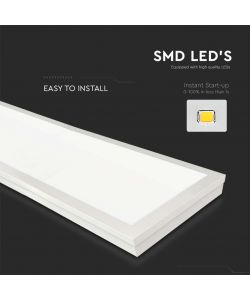 V-TAC Pannello LED 40W 110LM/W 1200*300mm Colore Bianco 6500K