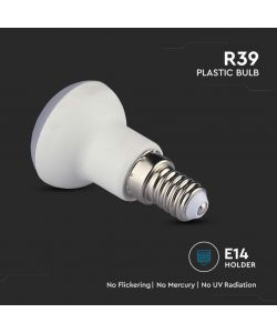 V-TAC Lampadina LED Chip Samsung E14 2.9W R39 3000K