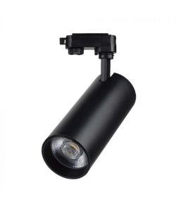 V-TAC Faretto LED COB da Binario Trifase 40W Colore Nero 3in1