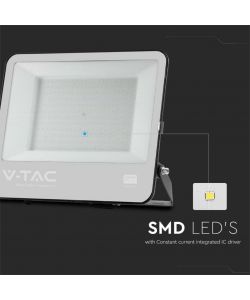 V-TAC Faro LED 200W 185LM/W Colore Nero 6500K IP65