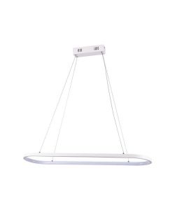V-TAC Lampadario LED a Sospensione 24W in Metallo Colore Bianco 80*20*100cm 4000K