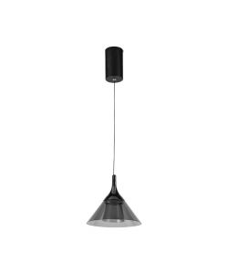 V-TAC Lampadario LED a Campana 9W 19.5*17.5*100Cm Colore Nero 3000K