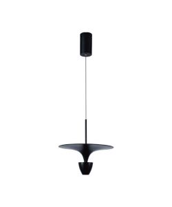 V-TAC Lampadario LED 9W dal Design Moderno 30*320*100Cm Colore Nero 4000K