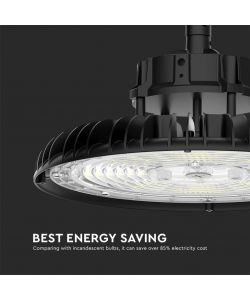 V-TAC Campana LED SMD Industriale 200W 160LM/W UFO Colore Nero 120 3in1 IP65