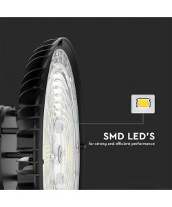 V-TAC Campana LED SMD Industriale 200W 160LM/W UFO Colore Nero 120 3in1 IP65