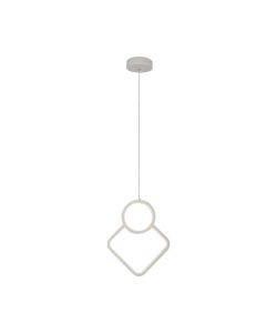 V-TAC Lampadario LED a Sospensione 12W Design Moderno 280*1800mm Regolabile Bianco 4000K
