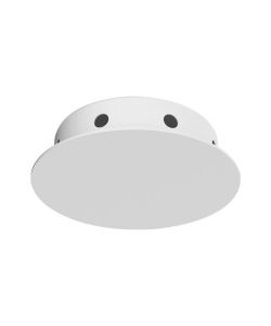 V-TAC Rosone Magnetico per Lampadario d:150*h:35mm con 8 Fori laterali Colore Bianco Opaco