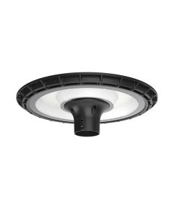 V-TAC Lampada LED da Giardino 120W per Paletti �60mm Nero 38x38x12cm 4000K IP65