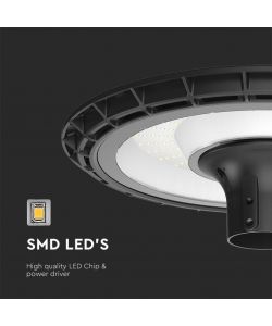 V-TAC Lampada LED da Giardino 120W per Paletti Ø60mm Nero 38x38x12cm 4000K IP65