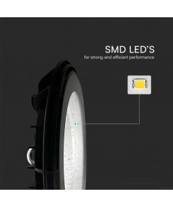V-TAC Campana LED SMD Industriale 200W UFO Colore Nero 110° 6500K IP65