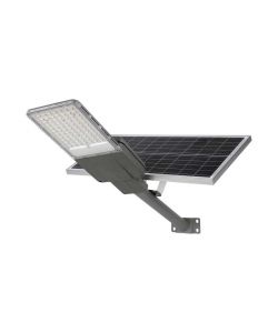 V-TAC Armatura Stradale Chip Bridgelux 30W, Pannello Solare 60W, Telecomando, LFP, Installazione 2in1, Cavo 1.5m, 6500K IP65