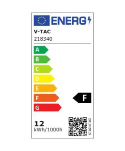 V-TAC Lampada LED da Muro a Lanterna 12W Quadrata Colore Nero 3000K IP65