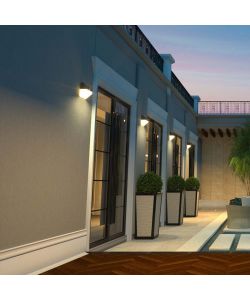 V-TAC Lampada LED da Giardino con Pannello solare e Sensore 2W Corpo Nero e Bianco CCT 4000K IP65