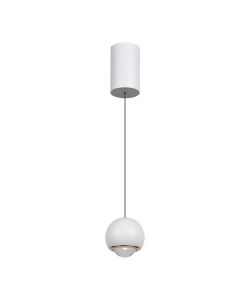 V-TAC Lampadario LED a Sospensione 5W Sfera 12x200cm Regolabile 3000K Bianco