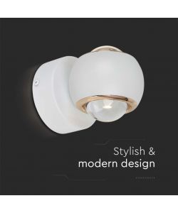 V-TAC Lampada LED Da Muro 10W con Doppio Fascio Luminoso Colore Bianco 3000K