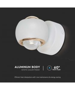 V-TAC Lampada LED Da Muro 10W con Doppio Fascio Luminoso Colore Bianco 3000K