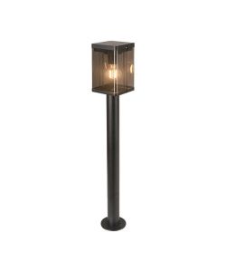 V-TAC Piantana Solare LED da Giardino 2.5W con Sensore di Movimento a Microonde Colore Nero 3000K IP44