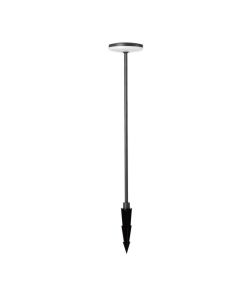 V-TAC Lampada LED da Giardino 12W con Picchetto a con Doppio Fissaggio a Terra Colore Antracite d:15*h:80cm 3000K IP65