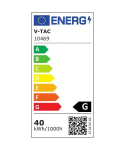 V-TAC Plafoniera LED Chip Samsung a Sospensione 40W Lineare Colore Bianco 120cm 3in1
