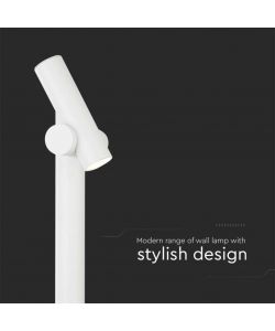 V-TAC Faretto LED Doppio bidirezionale da Terra 2*2,6W Colore Bianco 129*159*1000mm 3000K IP44