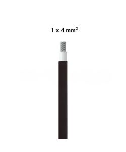 V-TAC Cavo Solare 4 mmq Colore Nero 50 Metri
