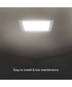 V-TAC Mini Pannello LED 3W Montaggio ad Incasso Quadrato 4000K
