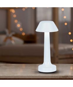 V-TAC Lampada LED da Tavolo 1W Colore Bianco ricaricabile con USB C Touch Dimmerabile 3in1