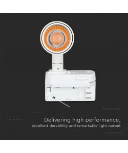 V-TAC Faretto LED da Binario Chip Samsung 15W Colore Bianco 3000K